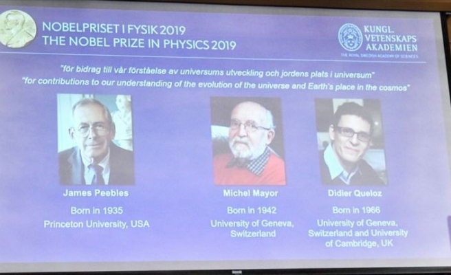 2019 Nobel Fizik Ödülü'nü kazananlar açıklandı
