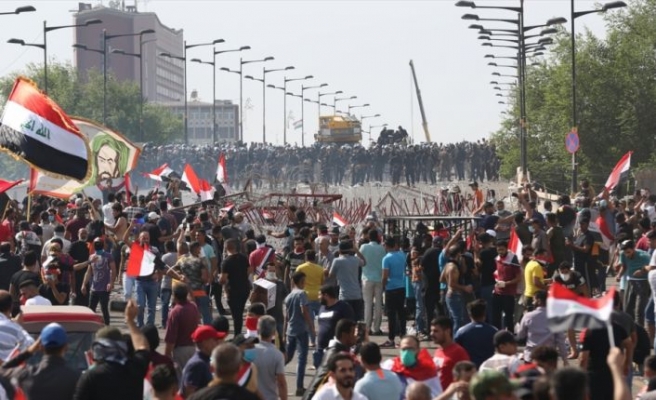 Bağdat'taki gösterilerde ölü sayısı 2'ye yükseldi