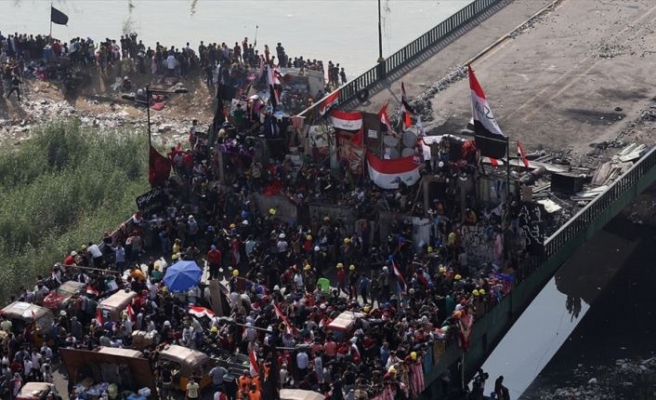 Bağdat'ta gösteriler nedeniyle kapanan köprü sayısı 5'e çıktı