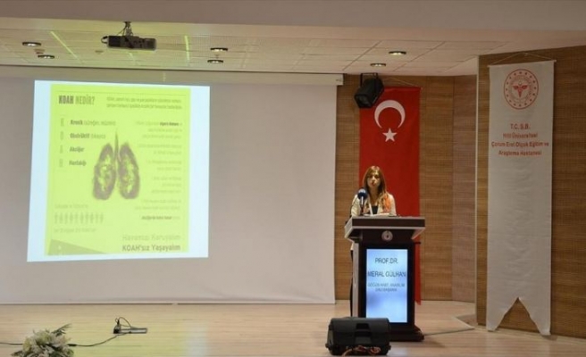 'Türkiye'de 40 yaş üstü her 5 kişiden biri KOAH hastası'