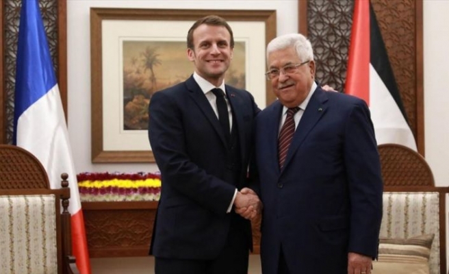 Abbas ve Macron, Filistin meselesi ve bölgesel gelişmeleri değerlendirdi