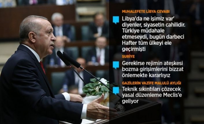 Cumhurbaşkanı Erdoğan: Hafter'e hak ettiği dersi vermekten asla geri durmayacağız