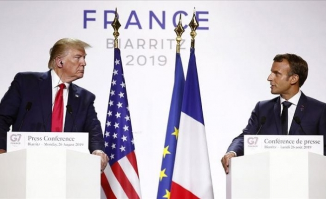 Macron ve Trump internet devlerine uygulanan vergi konusunda anlaşma yolunda