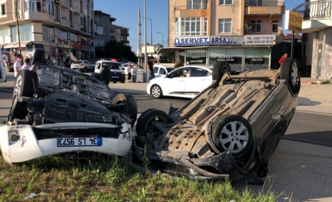 Kapaklı'da trafik kazası: 1 yaralı