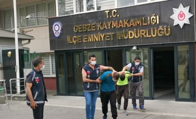Kocaeli'de kombi çalan hırsızlar İstanbul'da yakalandı