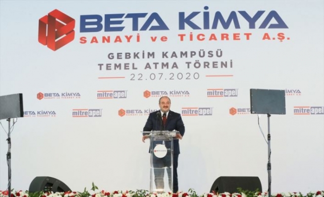 Bakan Varank, Beta Kimya AŞ GEBKİM Kampüsü'nün temel atma törenine katıldı: (2)
