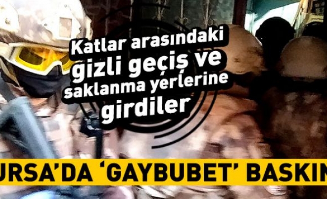 Bursa'da FETÖ'nün “gaybubet evleri“ne operasyon: 14 gözaltı