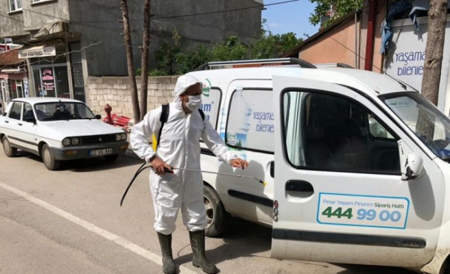 Edirne Süloğlu'nda özel araçlar ücretsiz dezenfekte ediliyor
