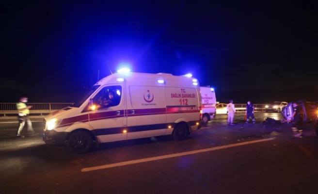 Eyüpsultan'da trafik kazası: 3 yaralı