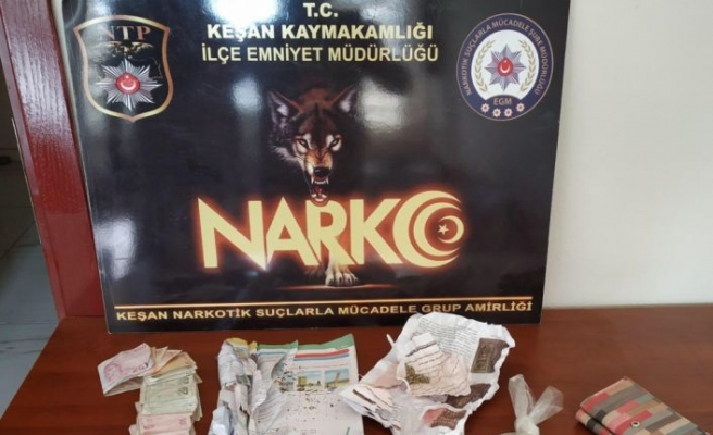 Edirne'de uyuşturucu operasyonunda 2 şüpheli gözaltına alındı
