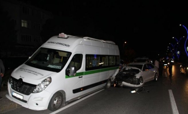 Tekirdağ'da trafik kazalarında 5 kişi yaralandı