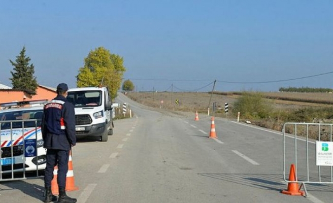 Balıkesir'de 2 mahalle karantinaya alındı