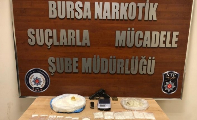 Bursa'da uyuşturucuyla yakalanan şüpheli tutuklandı