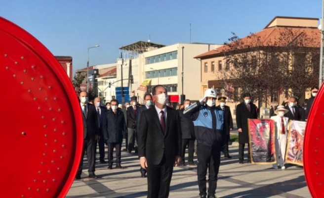 Edirne'nin kurtuluşunun 98'inci yıl dönümü törenle kutlandı