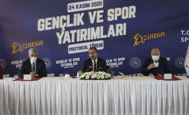 Gençlik ve Spor Bakanlığından Erzincan'a yatırım
