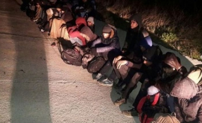 Kırklareli'nde 18 sığınmacı yakalandı