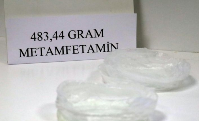 Yalova'da 483 gram metamfetamin yakalandı