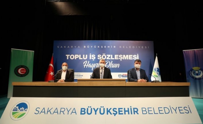 Sakarya Büyükşehir Belediyesinde TİS'le işçilere yüzde 40'a varan zam yapıldı