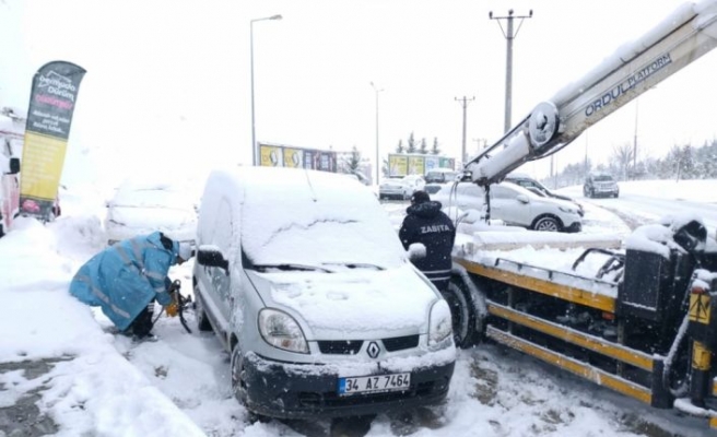 Sakarya, Kocaeli, Karabük ve Bolu'da kar etkili oluyor