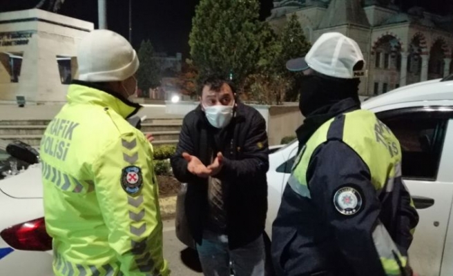 Tekirdağ'da “nefesim yetmiyor“ diyerek alkolmetreye üflemeyen sürücü 179 promil alkollü çıktı