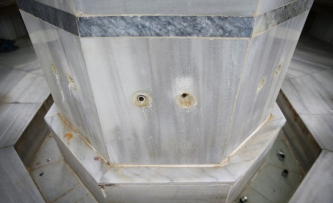 Kırklareli'nde cami şadırvanlarındaki muslukların çalınması güvenlik kamerasına yansıdı