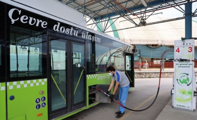 Kocaeli'de “çevre dostu“ otobüslerle 5 ayda 15 milyon lira tasarruf sağlandı