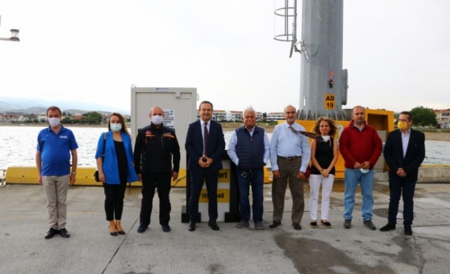 Tekirdağ'da Asyaport Limanı'na “deprem-tsunami gözlem istasyonu“ kuruldu
