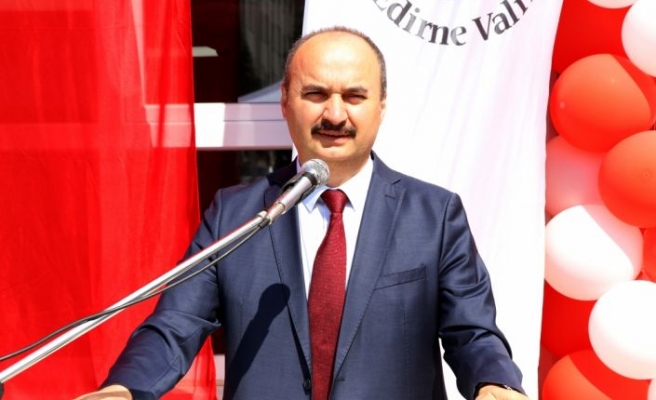 Vali Canalp Edirne'nin nüfusuna oranla aşılamada Türkiye'de birinci kent olduğunu belirtti: