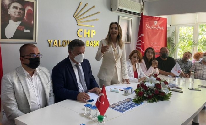 CHP Kadın Kolları Genel Başkanı Nazlıaka, Yalova'da “YaşamHak Projesi“ tanıtım toplantısına katıldı
