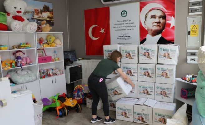 Edirne'de yaşayan Ayşe teyzeden memleketi Kastamonu'ya yardım