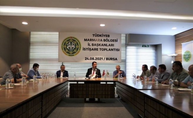TÜDKİYEB Genel Başkanı Nihat Çelik, Bursa'da birlik başkanlarıyla bir araya geldi: