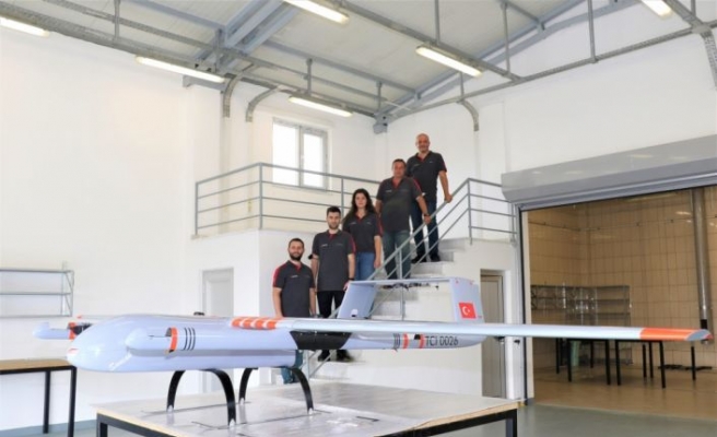 Gebze Teknik Üniversitesinde geliştirilen İnsansız Hava Aracı Sancak'ın montajı bitti