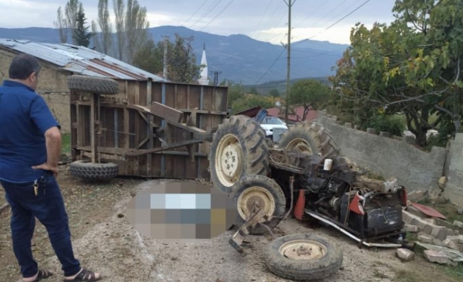 Bilecik'te traktörün devrilmesi sonucu 1 kişi öldü 1 kişi yaralandı