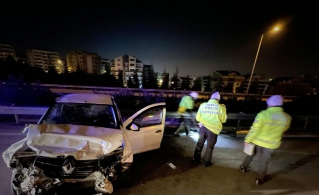 Bursa'da iki otomobilin çarpışması sonucu 1 kişi öldü
