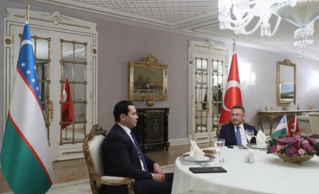 Cumhurbaşkanı Yardımcısı Oktay Özbekistan Başbakan Yardımcısı Umurzakov ile görüştü