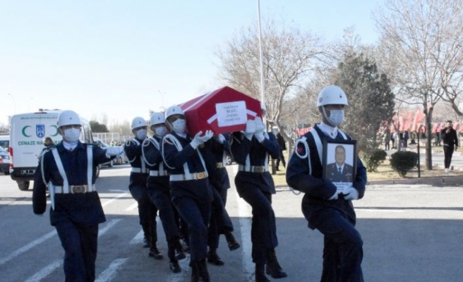 Tedavi gördüğü hastanede hayatını kaybeden Aksaray İl Jandarma Komutanı Bilgiç için tören düzenlendi