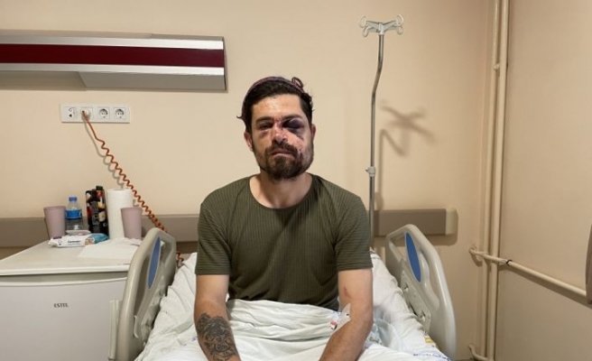 Rakibinin tekme atarak yaraladığı amatör futbolcu hastanede tedavi görüyor