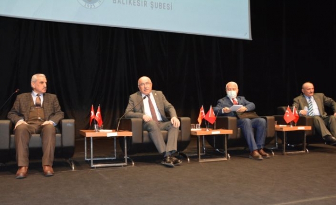 Türk Ocakları Genel Başkanı Öz, Balıkesir'de 110'uncu yıl paneline katıldı