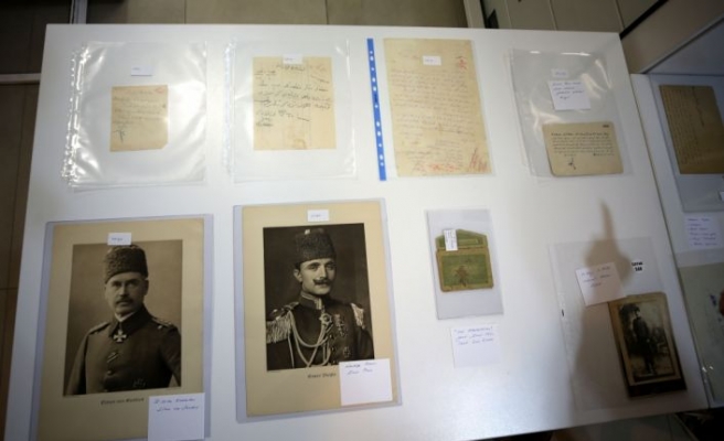 Çanakkale Savaşları'na ait mektup fotoğraf ve haritalar Tarihi Alan Başkanlığı envanterinde