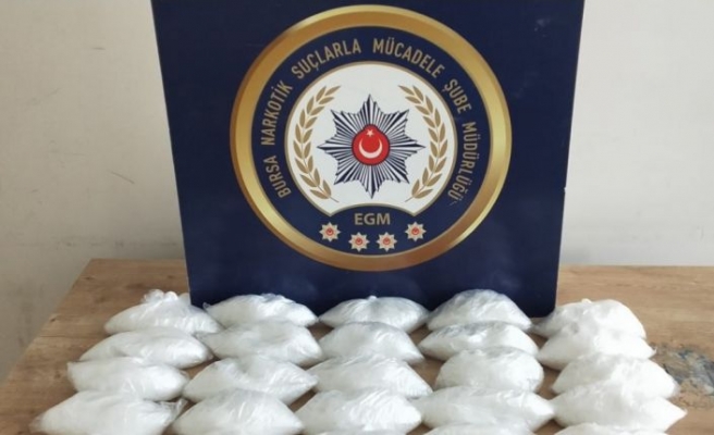 Bursa'da çocuk bisikletine uyuşturucu saklayan  şüpheli tutuklandı