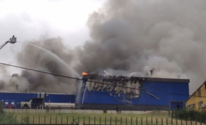 Kocaeli'de kimya fabrikasında çıkan yangına müdahale ediliyor