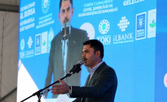 Bakan Kurum, Bursa'daki “Hamitler Macera Parkı“nda inceleme yaptı