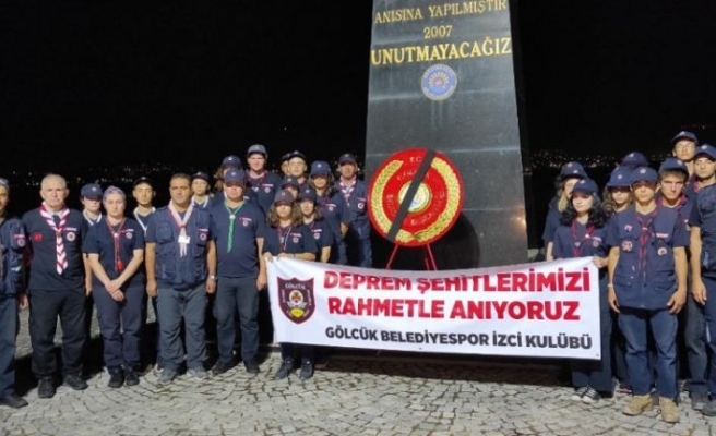 Marmara Depremi'nde hayatını kaybedenler depremin merkezi Gölcük'te anıldı