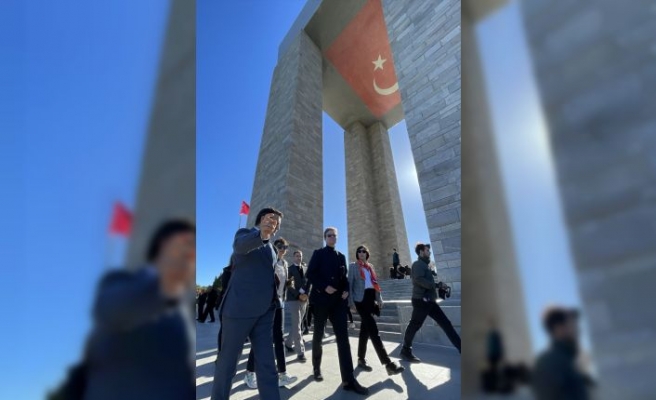 AB Türkiye Delegasyonu Başkanı Meyer-Landrut, Gelibolu Tarihi Alanı'nı gezdi