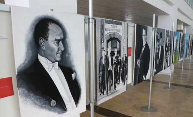 Tekirdağ'da Bir Parçamız Atatürk  resim sergisi açıldı