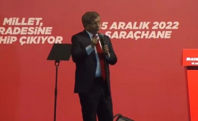 Ahmet Davutoğlu: Kim ki milli iradeye el uzatırsa; gerçek terörist olur, gerçek düşman olur