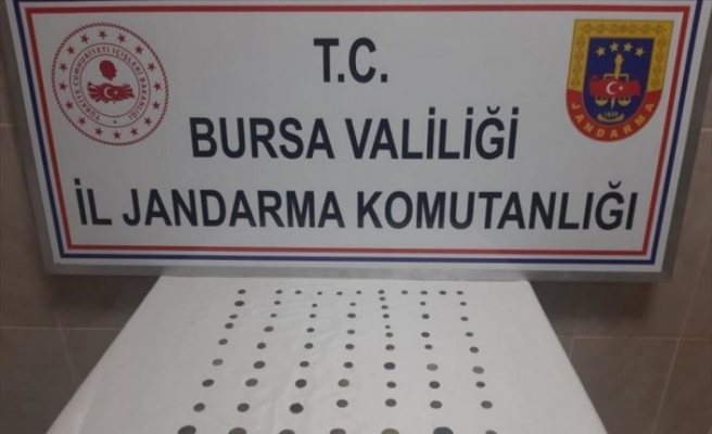 Bursa'da tarihi eser operasyonunda 2 şüpheli yakalandı