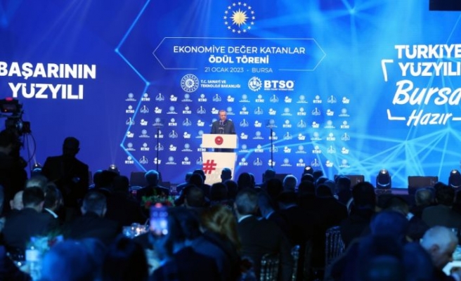 Cumhurbaşkanı Erdoğan, BTSO Ekonomiye Değer Katanlar Ödül Töreni'nde konuştu: (1)