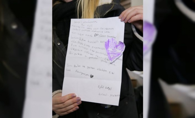 Kırklarelili 7 yaşındaki Eylül'ün deprem bölgesine gönderilecek yardım kolisindeki notu duygulandırdı