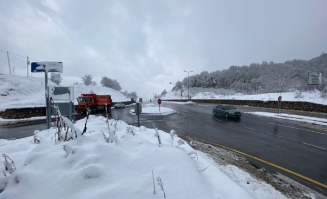 Düzce, Zonguldak, Bartın ve Sakarya'da kar etkili oldu